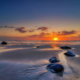 Sunrise at Wells Beach by Penny Polakoff