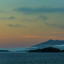 Sunrise Colors in the Inside Passage by Nancy Gleason