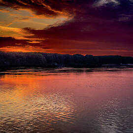 Sunrise in Croatia along the Danube by Robert Niemeier