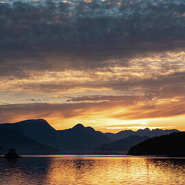 Sunrise in the Inside Passage by Nancy Gleason