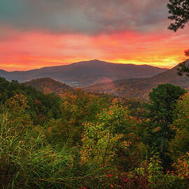 Sunrise Sky Over Foothills Parkway by Dan Sproul