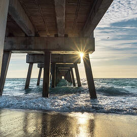 Sunrise Under Juno Pier by Laura Fasulo