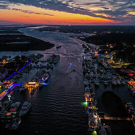 Sunset and lights  by Oceanic SkyView