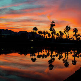 Summeresque Desert Sky Silhouette Refections
