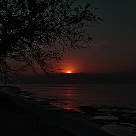 Sunset at Orange Hill Beach 1 by Gian Smith