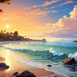 Sunset Beach by Land of Dreams