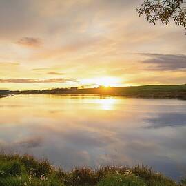 Sunset In Hella Iceland by Rebecca Herranen