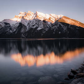 Sunset in the Canadian Rockies by Russell Wells