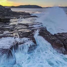 Sunset Near Palm Beach No 5 by Andre Petrov
