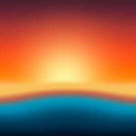 Sunset Over Water by Dan Sproul