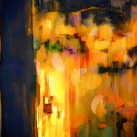 Sunset Through the Trees by Ursula Abresch