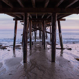 Pier Sunset at Paradise Cove, Malibu, California by Bonnie Colgan