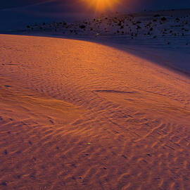 Sunset White Sand New Mexico by Tommy Farnsworth