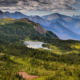 Sunshine Meadows Canadian Rockies Panorama by Adam Jewell