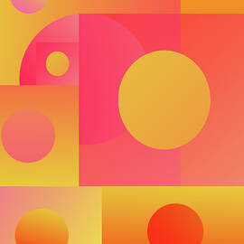 Sunshine Modern Abstract by Dan Sproul