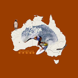 Surfer Girls Australia by Waterdancer