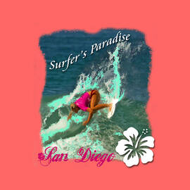 Surfer's Paradise San Diego by Waterdancer