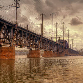 Susquehanna Railroad Bridge by Penny Polakoff