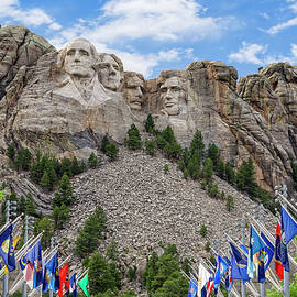 Symbolic Mount Rushmore in South Dakota by Kelley King