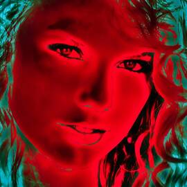 Taylor Swift in Red by Bruce Block