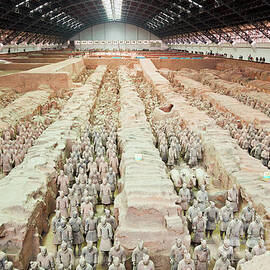 Terracotta Warriors Army, Xian, Shaanxi Province,China by Neale And Judith Clark