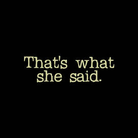 Thats What She Said by Flippin Sweet Gear