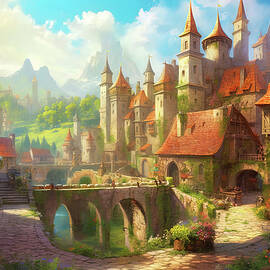 The Ancient Village of Havenbrook, 04 by AM FineArtPrints