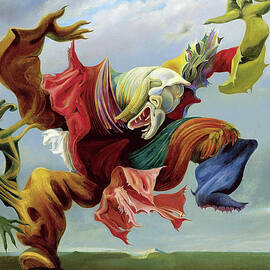 The Angel of Hearth and Home - Fireside Angel - The Triumph of Surrealism by Max Ernst by Max Ernst