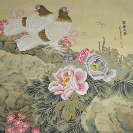 The calm of the rich and the beautiful by HuiZhen Zhang