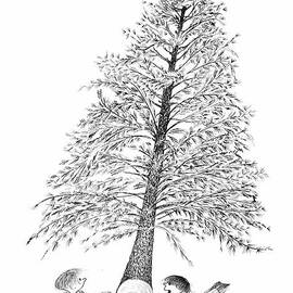 The Christmas Hatchet by Al Hirschfeld