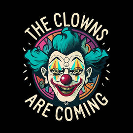 The Clowns Are Coming Creepy Halloween by Flippin Sweet Gear