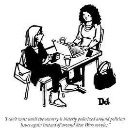 The Country Is Polarized by Drew Dernavich