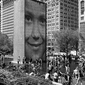 The Crown Fountain by Jaume Plensa by Shankar Adiseshan
