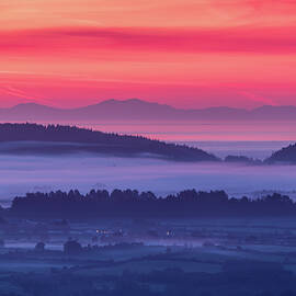 The Devil's Glen, Wicklow and Welsh Mountains by Adrian Hendroff