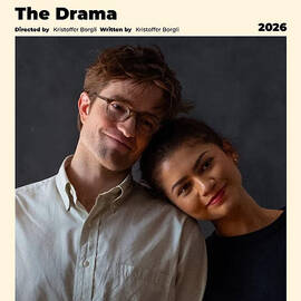絵画 drama The Drama A24 Poster by Bo Kev - Metal Posters