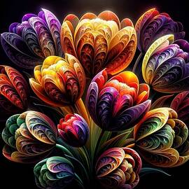 The Enchanted Petals of Twilight by Bill And Linda Tiepelman