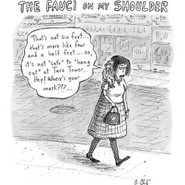 The Fauci On My Shoulder by Roz Chast