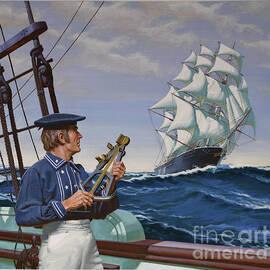 The Flying Cloud - Clipper Ship by Ed Vebell