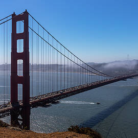 The Golden Gate Bridge at midday by Ed Clark