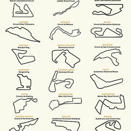 The Grand Prix Circuits by Mark Rogan