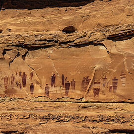 The Great Gallery Ghosts - Full Panel, Utah by Abbie Matthews