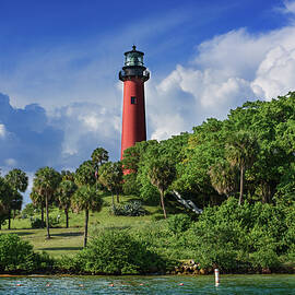 The Jupiter Lighthouse Florida by Laura Fasulo