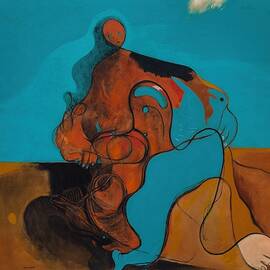 The Kiss by Max Ernst by Max Ernst