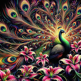 The Luminous Dance of the Peacock by Bill and Linda Tiepelman