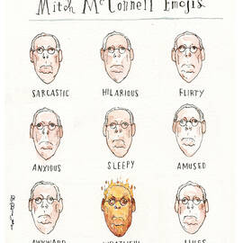 The Many Faces of Mitch McConnell by Barry Blitt
