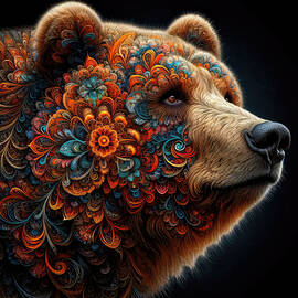 The Ornate Essence of the Grizzly by Bill and Linda Tiepelman