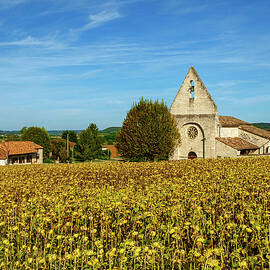 The picturesque little church in the hamlet of Lieu dit Saint Le by Seeables Visual Arts
