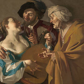 The Procuress by Dirck van Baburen by The Luxury Art Collection