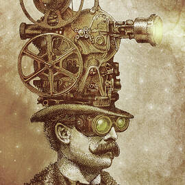 The Projectionist, sepia option by Eric Fan