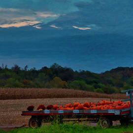 the pumpkin cart by Flees Photos